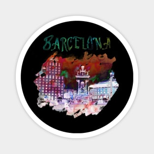 Plaza Catalunya Barcelona Magnet